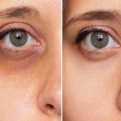 How do dermatologists permanently remove dark circles