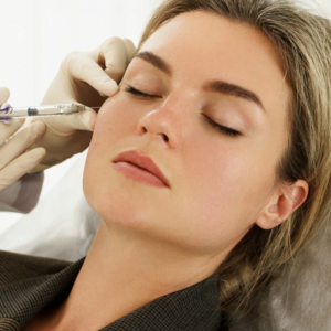 Areas can be treated with Dermal Fillers