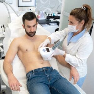 How much weight is lost with laser liposuction?