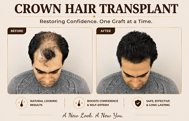 Crown hair Transplant in Islamabad