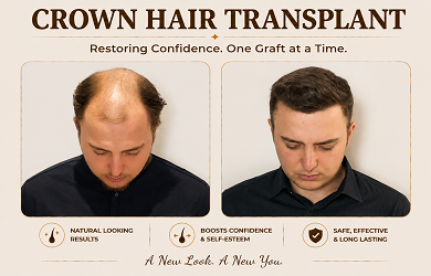 Crown hair Transplant in Islamabad