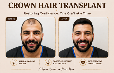 Crown hair Transplant in Islamabad
